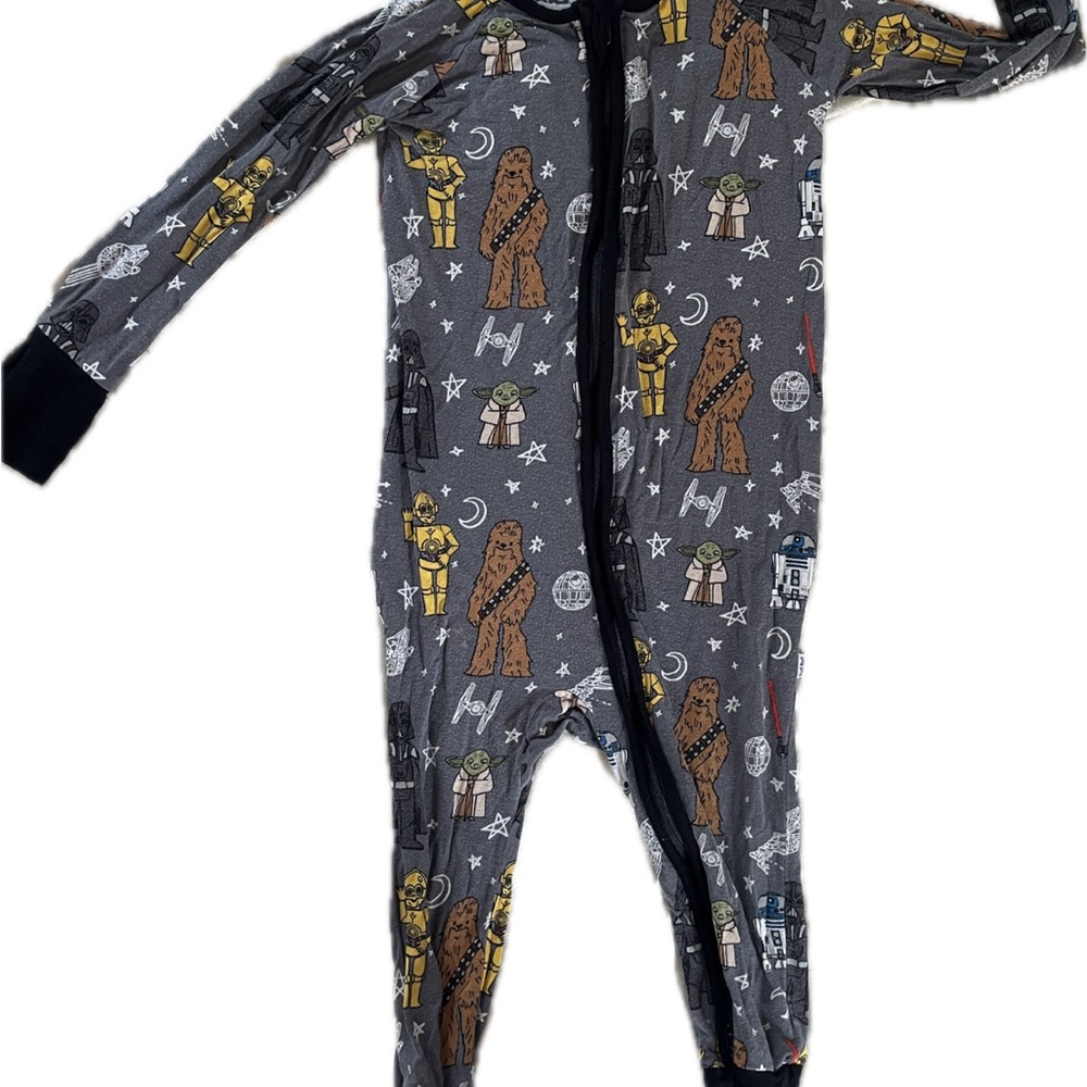 Star Wars Kids One Piece Pajama - Gray